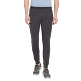 Neva Men's Track Pant in Solid Pattern Side pockets one side zipper - Anthra