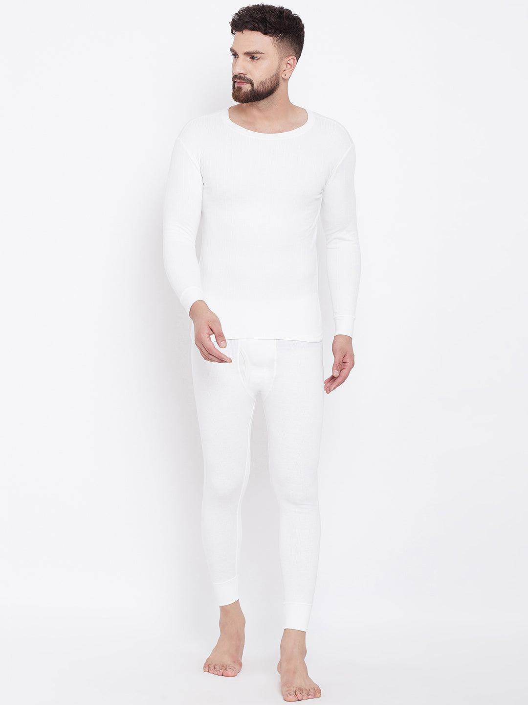 Neva Esancia Crew Neck Full Sleeves Thermal Upper for Men