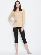 NEVA Velveti Ladies Upper 3-4 Sleeve - Skin (Velveti)
