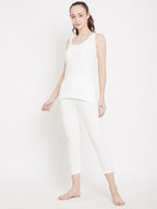 Neva Esancia Deep Scoop Neck Sleeveless Thermal Upper for Women