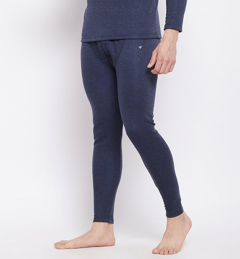 Neva Men Lower with Elasticated Waist- Denim Milange (Glaccia)