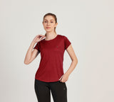 NEVA Women Sweatfree Round Neck Sports T-Shirt