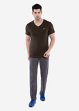 Neva Men's Trackpant in Drawstring Waistband with Both Side Zipper Pocket
