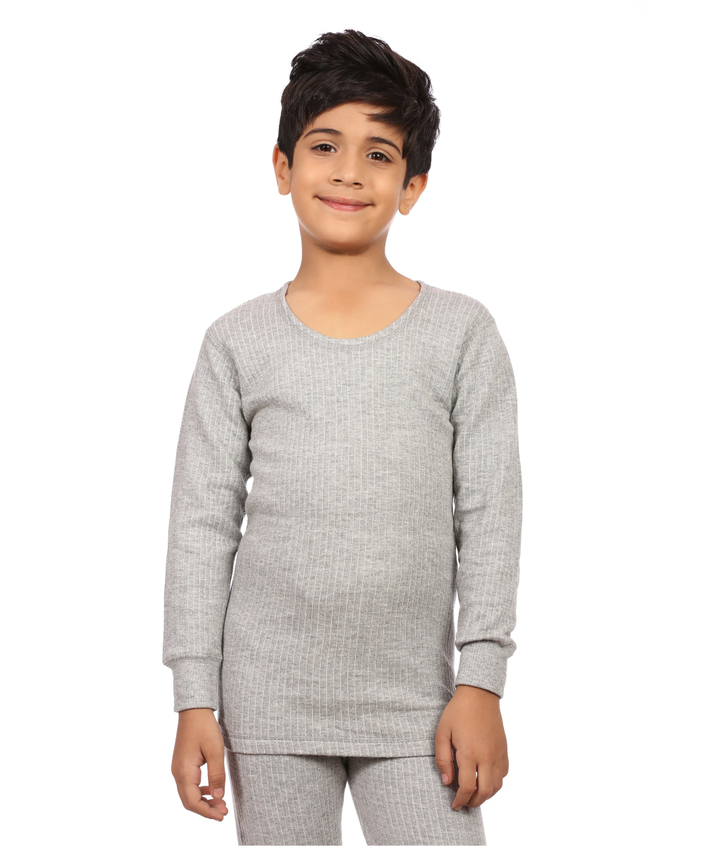 Neva Modal Scoop Neck Full Sleeves Upper and Lower Thermal Upper for Kids Unisex (For Boys and Girls)