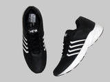 Neva Sports Running Shoes For Men-Black