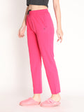 NEVA Women Regular Fit Track pants- Hot Pink