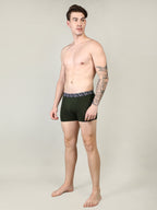 Neva Modal Solid Short Trunk Underwear for Men- Black, Blue, Olive Collection (Pack of 3)