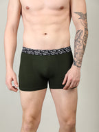 Neva Modal Solid Short Trunk Underwear for Men- Black, Blue, Olive Collection (Pack of 3)