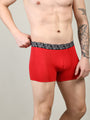 Neva Modal Solid Short Trunk Underwear for Men- Blue, Steel Grey, Red Collection (Pack of 3)