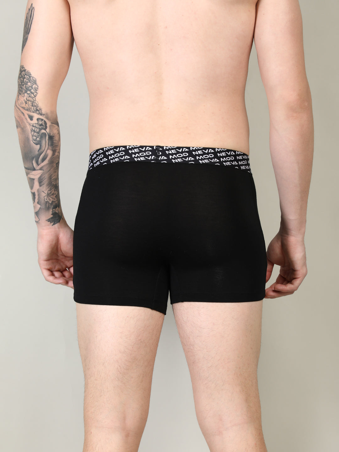 Neva Modal Solid Short Trunk Underwear for Men- Black, Blue, Olive Collection (Pack of 3)