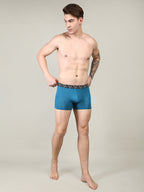 Neva Modal Solid Short Trunk Underwear for Men- Black, Blue, Olive Collection (Pack of 3)