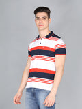 LIVFREE Men's Regular Fit Polo T-shirt-Navy