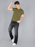 Neva Men's Regular Fit Polo T-shirt-Grass Hopper