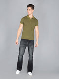 Neva Men's Regular Fit Polo T-shirt-Grass Hopper