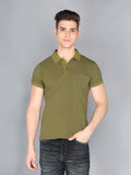 Neva Men's Regular Fit Polo T-shirt-Grass Hopper