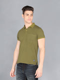 Neva Men's Regular Fit Polo T-shirt-Grass Hopper