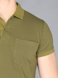 Neva Men's Regular Fit Polo T-shirt-Grass Hopper