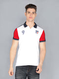 Neva Men's Regular Fit Polo T-shirt-White