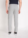 Neva Men's Solid Print Trackpant- Milange Grey