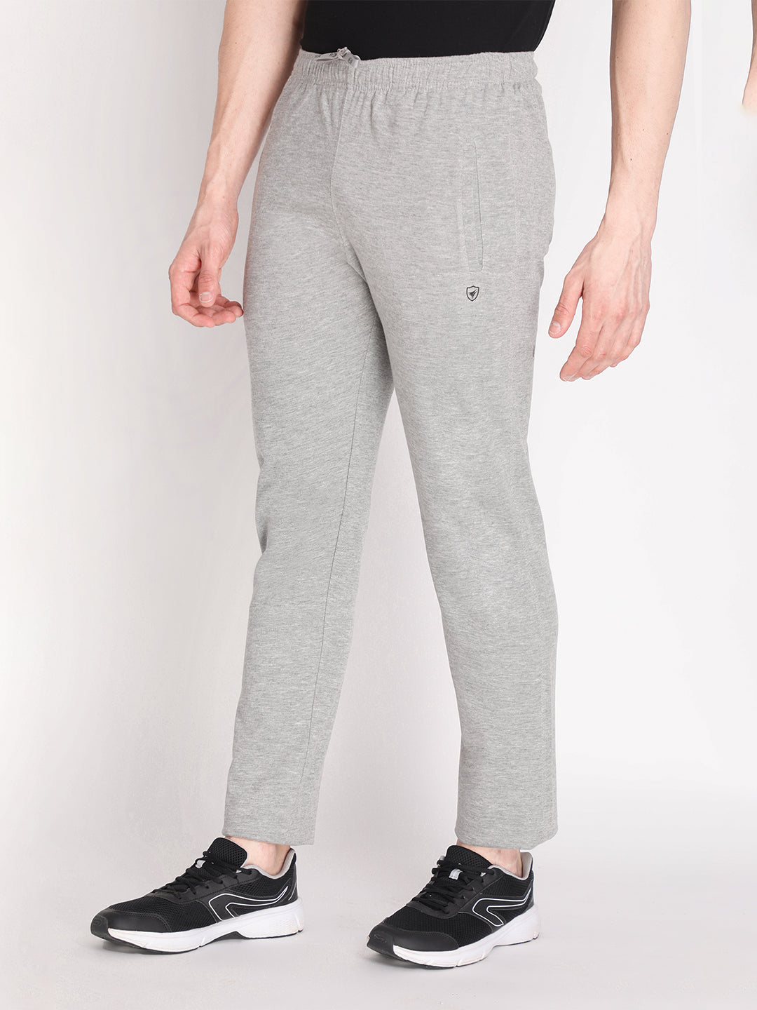 Neva Men's Trackpant with Sweat Free Fabric Material- Light Grey