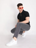 Neva Men's Trackpant in Drawstring Waistband with Both Side Zipper Pocket