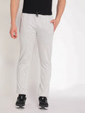 Neva Men's 2 Zip Pkt Diagonal Track Pant- Light Grey