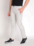 Neva Men's 2 Zip Pkt Diagonal Track Pant- Light Grey