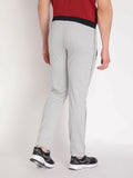 Neva Men's 2 Zip Pkt Diagonal Track Pant- Milange Grey