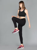 Neva Women Regular Fit Ankle Length Sweatfree Trackpant-Black