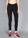 Neva Women Regular Fit Ankle Length Sweatfree Trackpant-Black