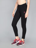 Neva Women Regular Fit Ankle Length Sweatfree Trackpant-Black