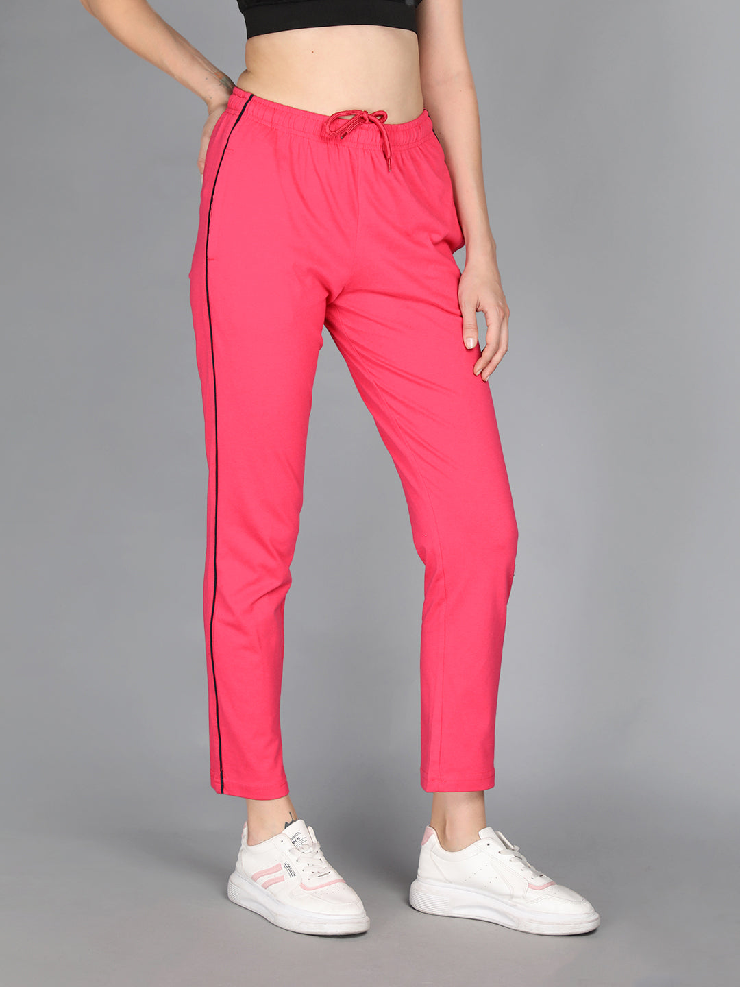 Neva Women Regular Fit Ankle Length Cotton Trackpant