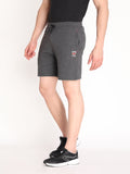 Neva Men's Solid Print Bermuda with side Pocket- Anthra
