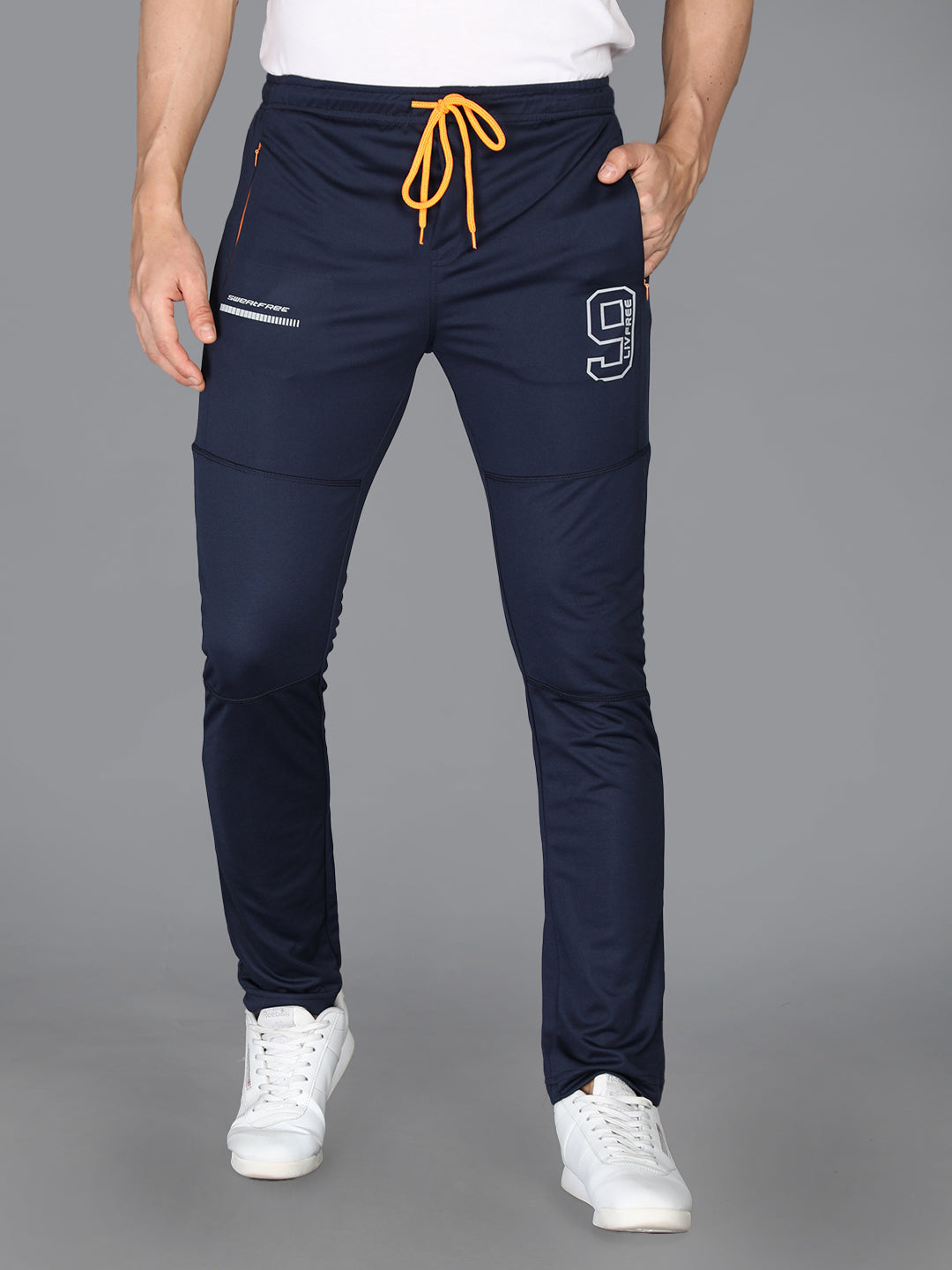 Neva Men Regular Fit Zipped Pocket Track Pant