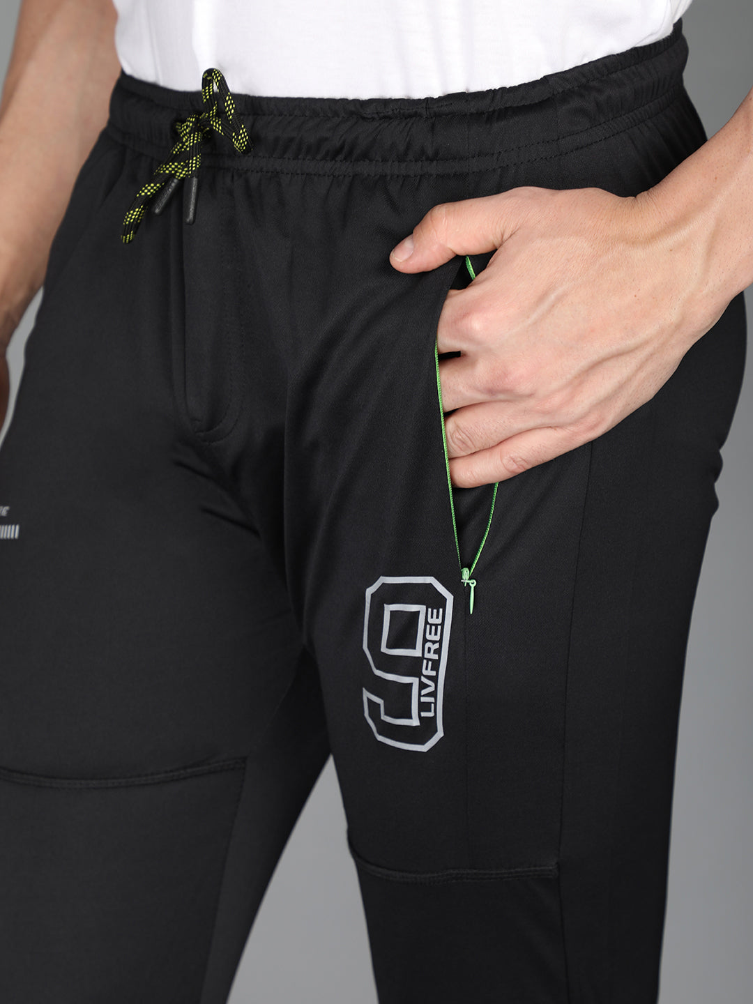 Neva Men Regular Fit Zipped Pocket Track Pant