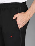 Neva Men's Basic Solid Color Track Pant-Black