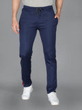 Neva Men Trackpant with Bone & Pipping-Navy