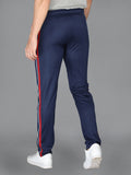 Neva Men Trackpant with Bone & Pipping-Navy