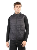 Livfree Gents Sleeveless T-Neck Solid Regular Fit Jacket- Black