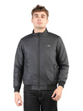 Livfree Gents Full Sleeve T-Neck Solid Regular Fit Jacket- Black