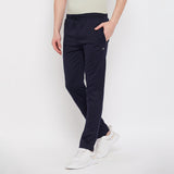 Neva Men's Track Pant in Solid Pattern Side pockets - Navy