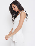 Neva Modal Deep Scoop Neck Sleeveless Thermal Upper for Women