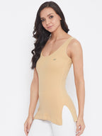 Neva Sleeveless Slip Thermal Top For Women - Skin (Velveti)