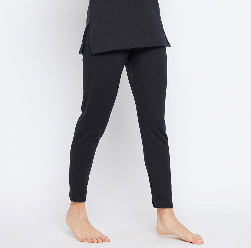 Neva Women Lower with Elasticated Waist- Anthra (Glaccia)