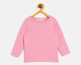 Neva Kids Round Neck Full Sleeves Upper- Coral (Glaccia)