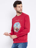 red hoodie men