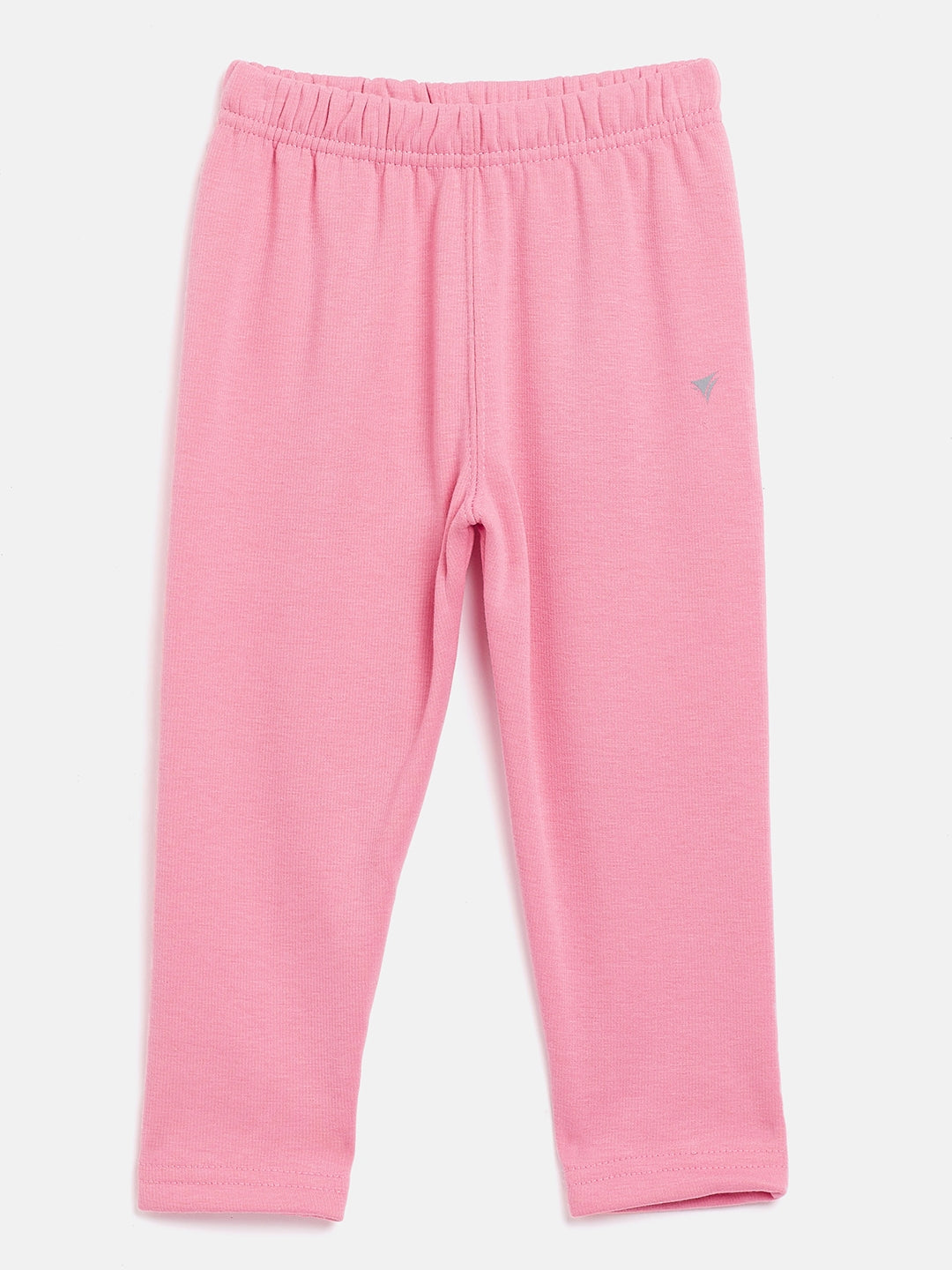 Neva Kid's Round Neck Full Sleeve Thermal Upper & Bottom Set- Coral