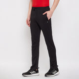 Neva Men's Track Pant in Solid Pattern Side pockets - Black