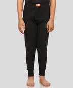 Neva Velveti Scoop Neck Full Sleeves Upper and Lower Thermal Upper for Kids Unisex (For Boys and Girls)-Anthra