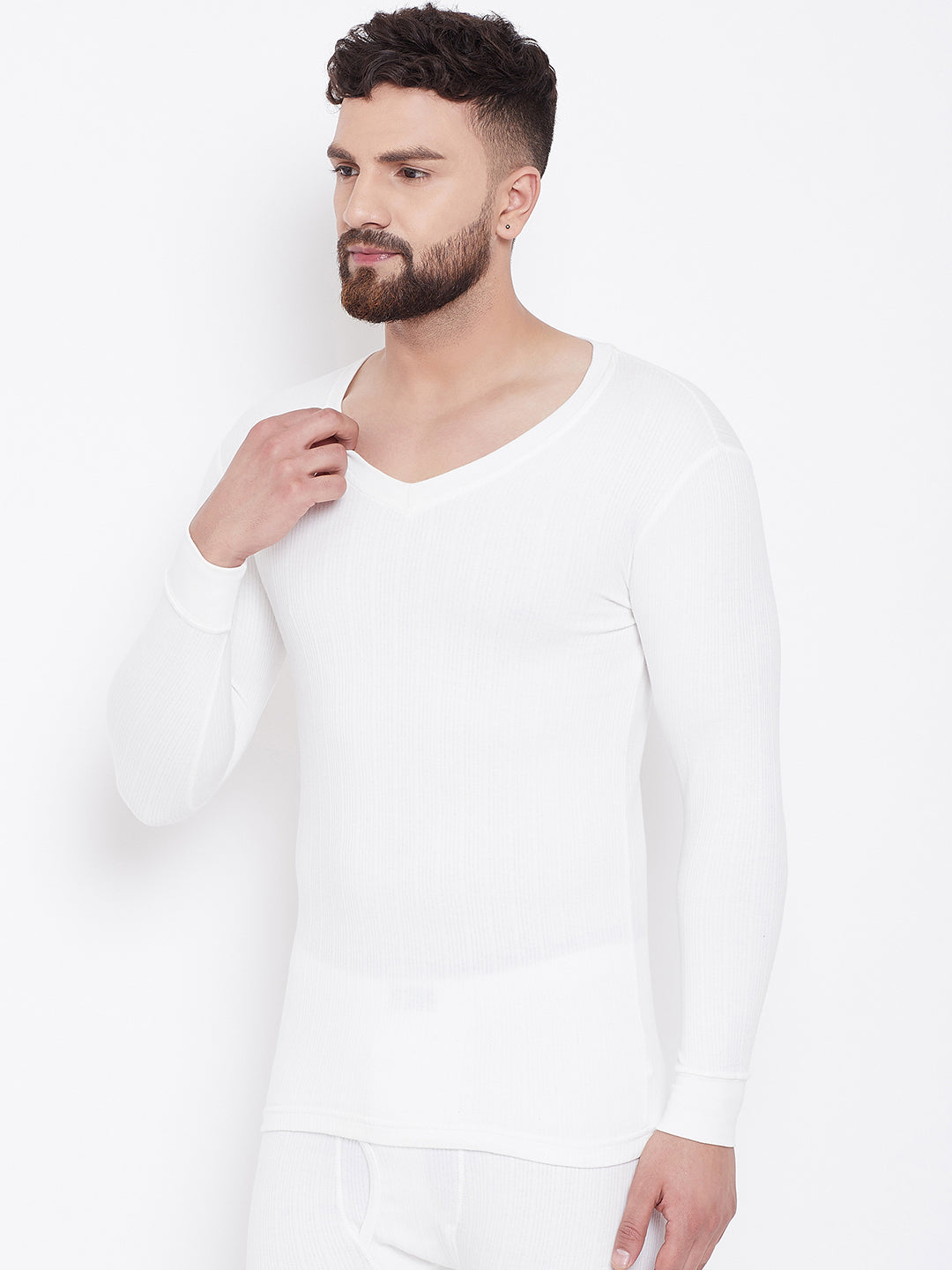Neva Esancia V Neck Full Sleeves Thermal Upper for Men